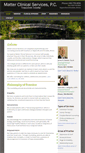 Mobile Screenshot of matterclinical.com